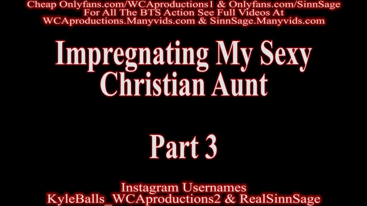 Impregnating My Sexy Christian Aunt Part 3 Sinn Sage